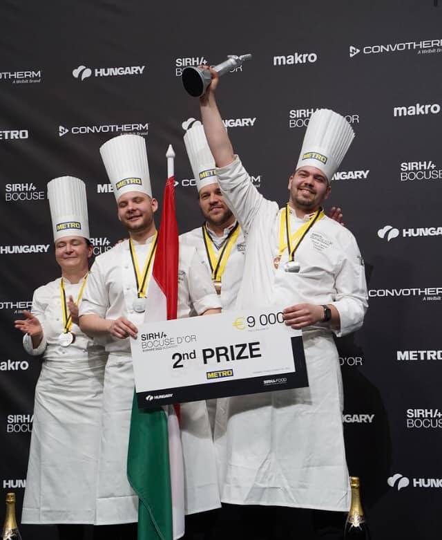 Hatalmas sikert ért el a magyar csapat a Bocuse d'Or európai